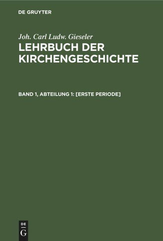 [Erste Periode]