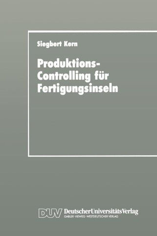 Produktions-Controlling für Fertigungsinseln