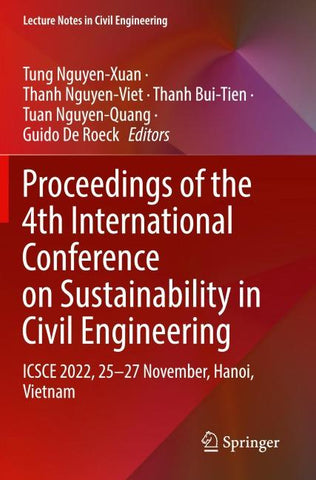 Proceedings of the 4th International Conference on Sustainability in Civil Engineering