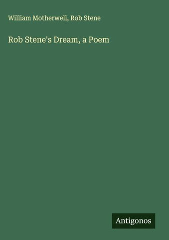 Rob Stene's Dream, a Poem
