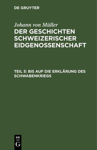 Bis auf die Erklärung des Schwabenkriegs