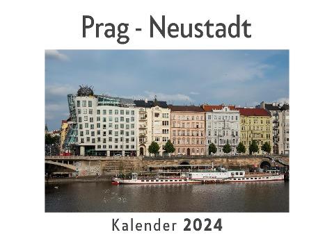 Prag - Neustadt (Wandkalender 2024, Kalender DIN A4 quer, Monatskalender im Querformat mit Kalendarium, Das perfekte Geschenk)