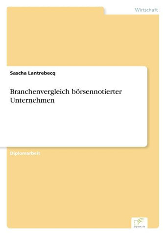 Branchenvergleich börsennotierter Unternehmen