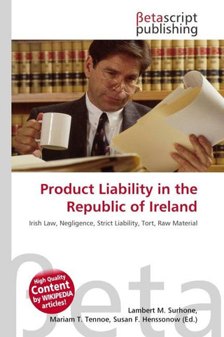 Product Liability in the Republic of Ireland