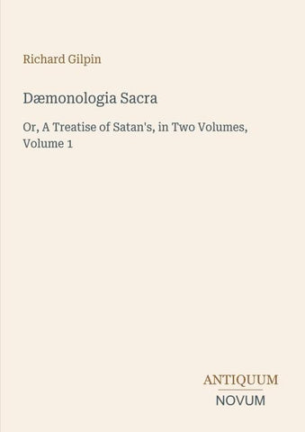 Dæmonologia Sacra