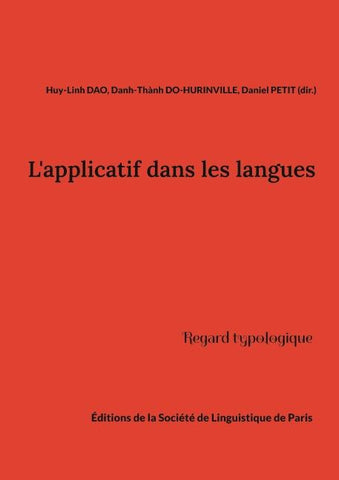 L'applicatif dans les langues