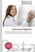 Universal Algebra