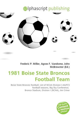 1981 Boise State Broncos Football Team