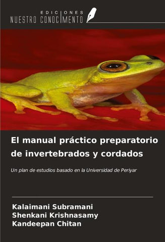 El manual práctico preparatorio de invertebrados y cordados