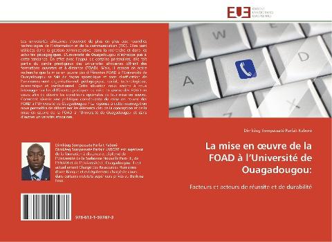 La mise en ¿uvre de la FOAD à l'Université de  Ouagadougou: