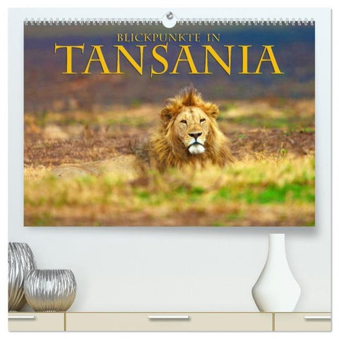Blickpunkte Tansanias (hochwertiger Premium Wandkalender 2026 DIN A2 quer), Kunstdruck in Hochglanz