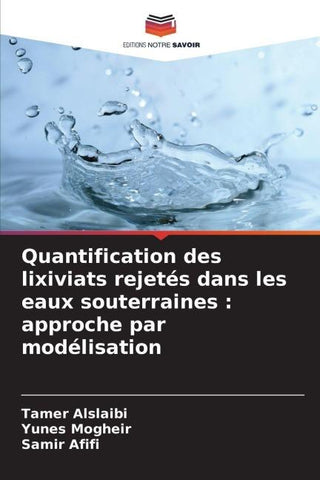 Quantification des lixiviats rejetés dans les eaux souterraines : approche par modélisation