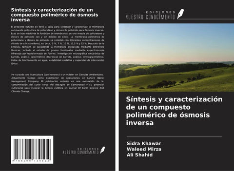 Síntesis y caracterización de un compuesto polimérico de ósmosis inversa