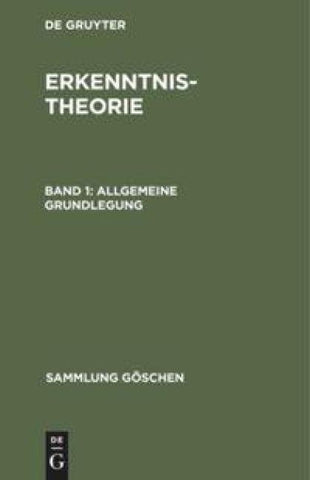 Allgemeine Grundlegung
