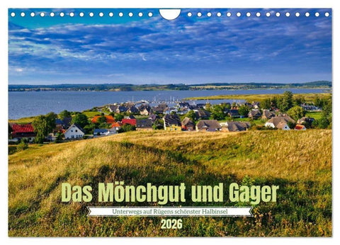 Das Mönchgut und Gager (Wandkalender 2026 DIN A4 quer), CALVENDO Monatskalender