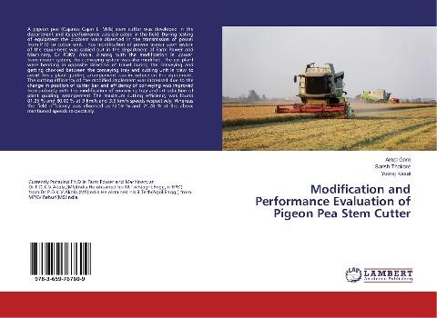 Modification and Performance Evaluation of Pigeon Pea Stem Cutter