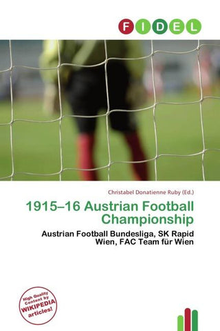 1915-16 Austrian Football Championship