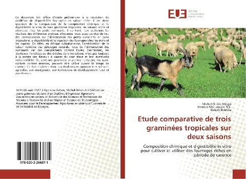 Etude comparative de trois graminées tropicales sur deux saisons