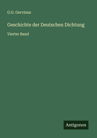 Geschichte der Deutschen Dichtung