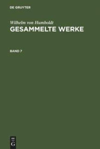 Gesammelte Werke. Band 7