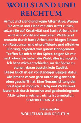 WOHLSTAND UND REICHTUM