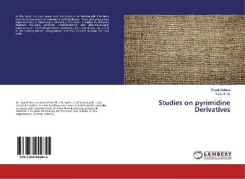 Studies on pyrimidine Derivatives