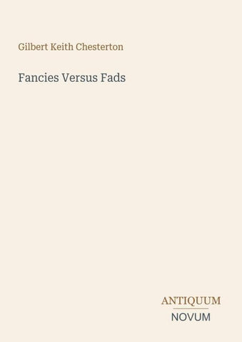 Fancies Versus Fads