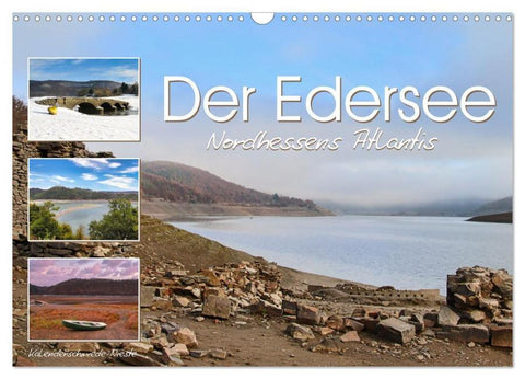 Der Edersee, Nordhessens Atlantis (Wandkalender 2026 DIN A3 quer), CALVENDO Monatskalender