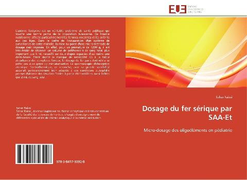 Dosage du fer sérique par SAA-Et