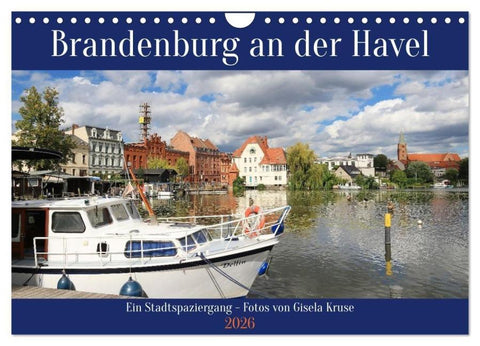 Brandenburg an der Havel - Ein Stadtspaziergang (Wandkalender 2026 DIN A4 quer), CALVENDO Monatskalender
