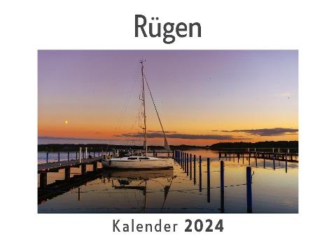 Rügen (Wandkalender 2024, Kalender DIN A4 quer, Monatskalender im Querformat mit Kalendarium, Das perfekte Geschenk)