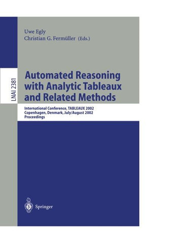 Automated Reasoning with Analytic Tableaux and Related Methods