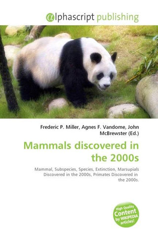 Mammals discovered in the 2000s