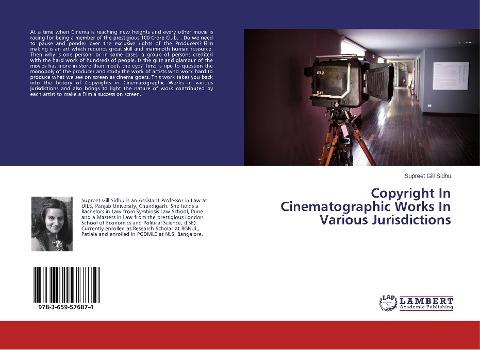 Copyright In Cinematographic Works In Various Jurisdictions