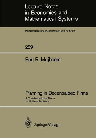 Planning in Decentralized Firms