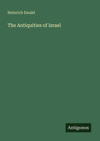 The Antiquities of Israel