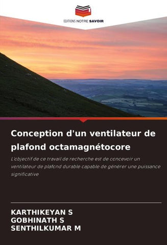 Conception d'un ventilateur de plafond octamagnétocore