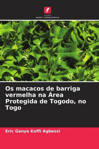 Os macacos de barriga vermelha na Área Protegida de Togodo, no Togo