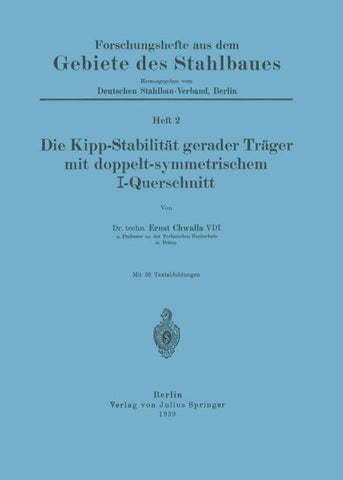 Die Kipp-Stabilität gerader Träger mit doppelt-symmetrischem I-Querschnitt