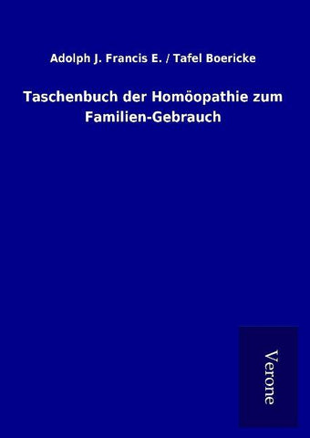 Taschenbuch der Homöopathie zum Familien-Gebrauch
