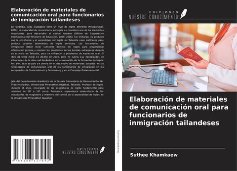 Elaboración de materiales de comunicación oral para funcionarios de inmigración tailandeses