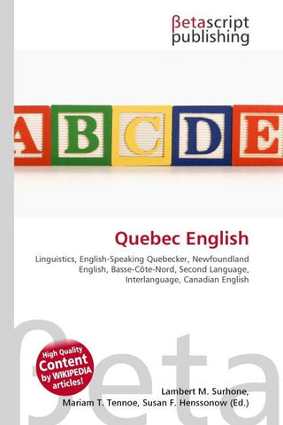 Quebec English