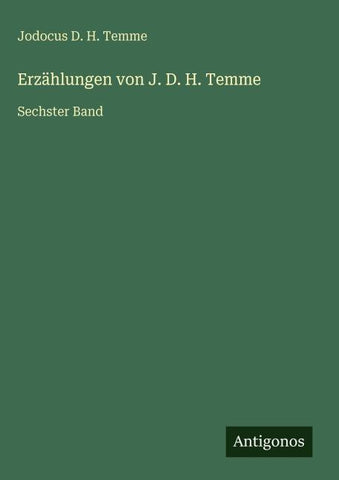 Erzählungen von J. D. H. Temme