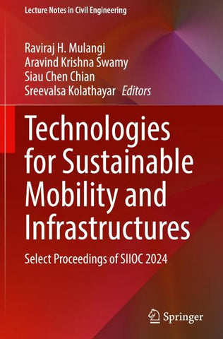 Technologies for Sustainable Mobility and Infrastructures