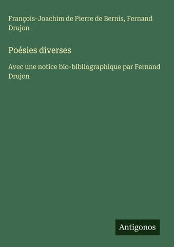 Poésies diverses