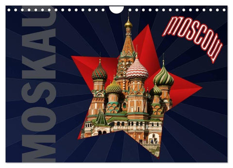 Moskau - Moscow (Wandkalender 2026 DIN A4 quer), CALVENDO Monatskalender