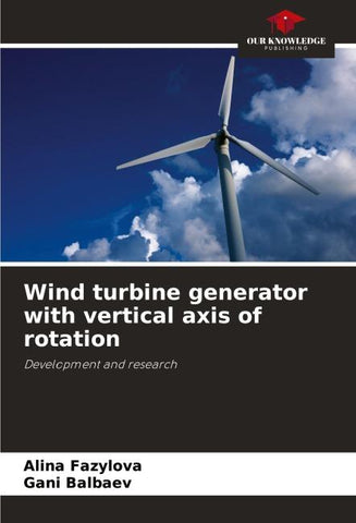 Wind turbine generator with vertical axis of rotation