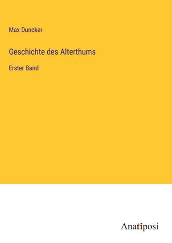Geschichte des Alterthums