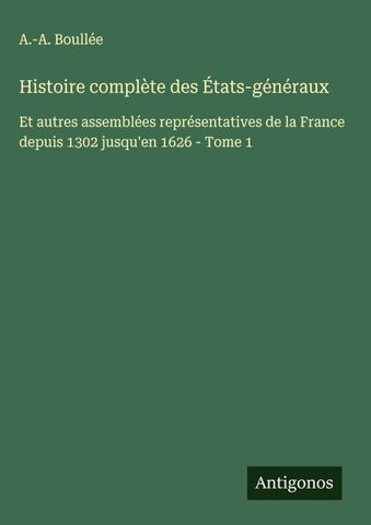 Histoire complète des États-généraux