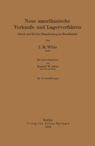 Neue amerikanische Verkaufs- und Lagerverfahren